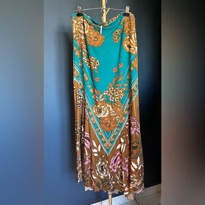 Free People Bali After Hours Floral Maxi Skirt